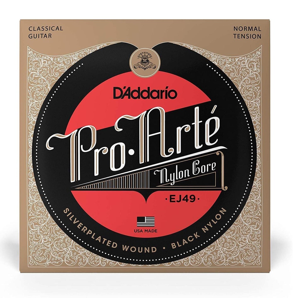 [9269] D'Addario EJ49 Pro Arté Normal Tension Silver Plated Corde Chitarra Classica