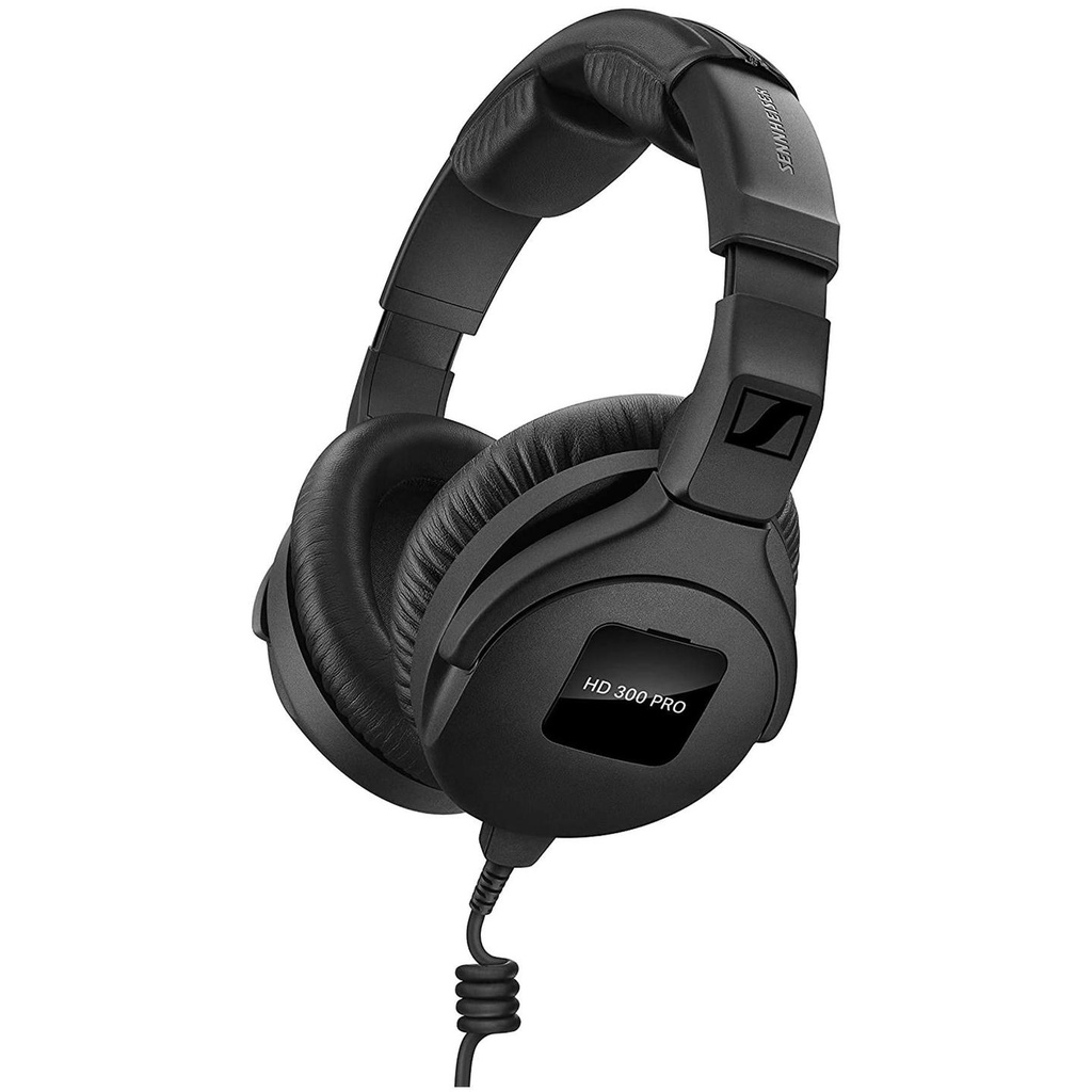 [8201] Sennheiser HD 300 Pro Cuffia Professionale Dinamica Chiusa per Broadcast, Nero
