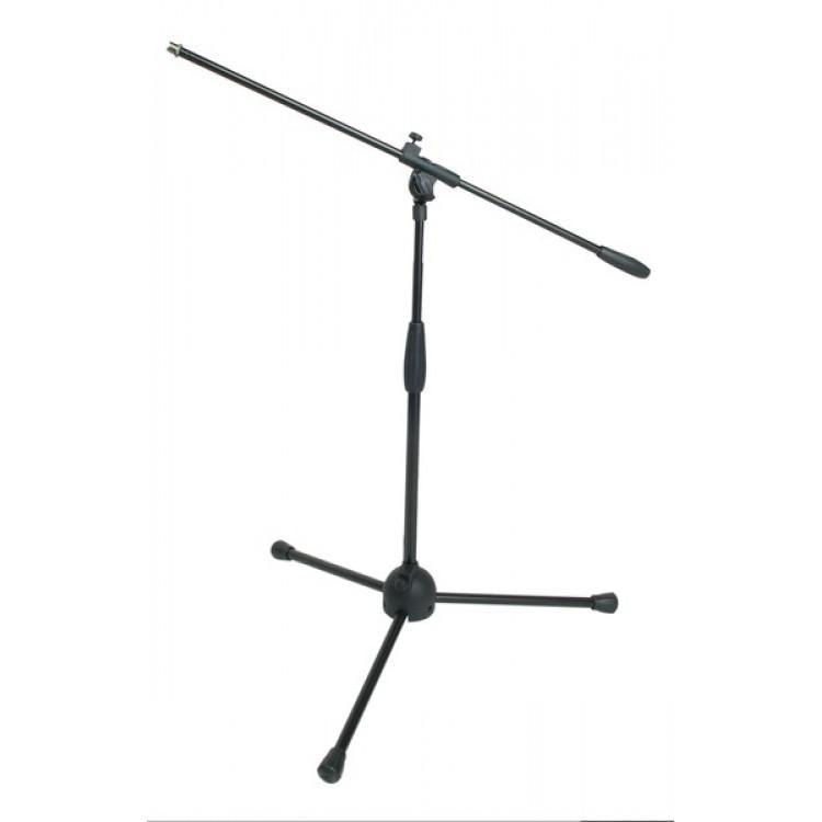 [5609] Proel RSM181 Asta nana a giraffa per microfono, base tripoide nylon, Nero opaco