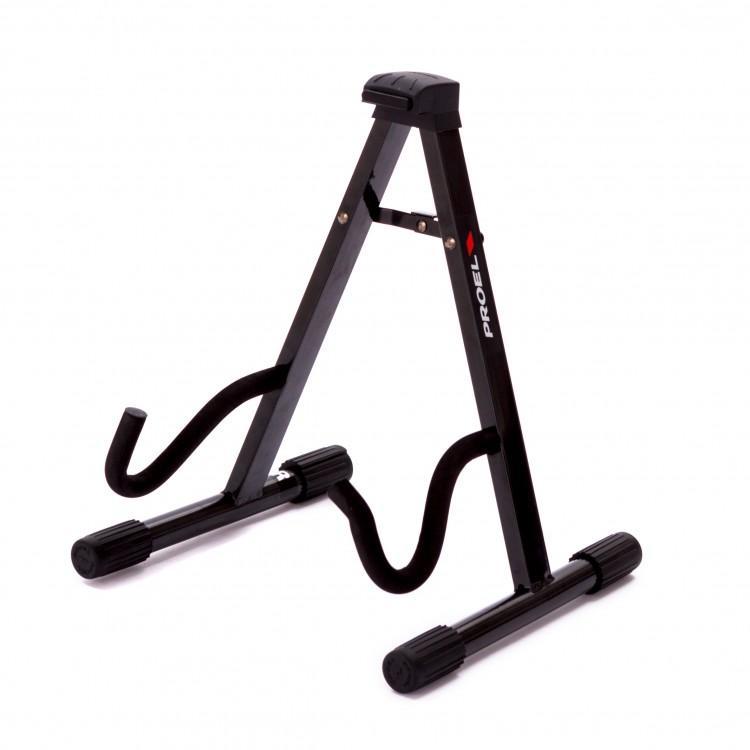 Proel FC100 Supporto da terra, regge Chitarra Elettrica e Basso Grigio Antracite
