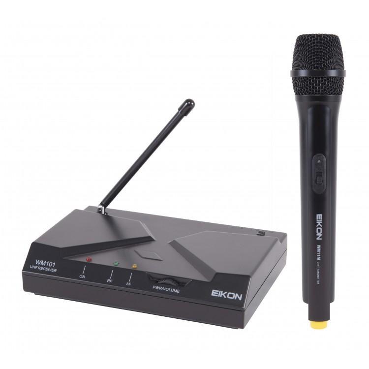 [6901] EIKON WM101MV2 Radio Microfono Palmare wireless x presentatori karaoke