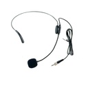 EIKON HCM25SE Microfono archetto a condensatore mini jack 3.5 Mono, Nero