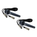 EIKON DM800 Coppia Microfoni Gelato con switch on/off x live canto karaoke