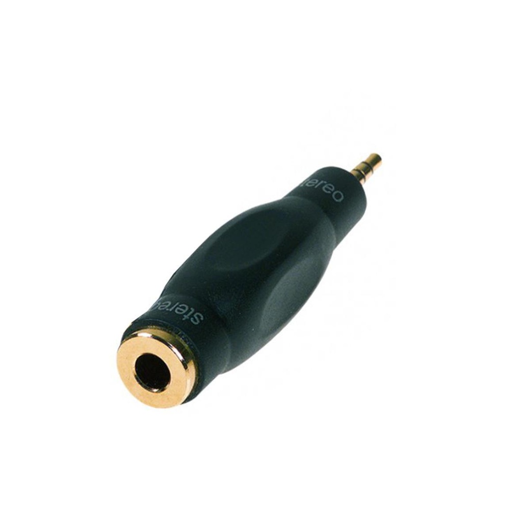 [5623] Proel DHPA120 Adattatore in ABS Jack 3.5 mm stereo a presa 6.3 mm stereo