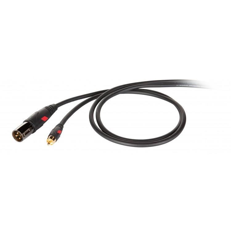 [6404] Proel DHG585LU18 Cavo profess. connessioni Cannon XLR 3P M a spina RCA da 1,8mt