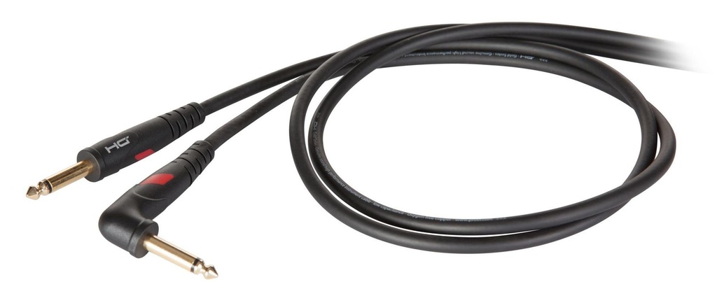 [4683] Proel DHG120LU3 Cavo audio jack mono 6.3 mm e jack mono 6.3 mm ad angolo 3mt
