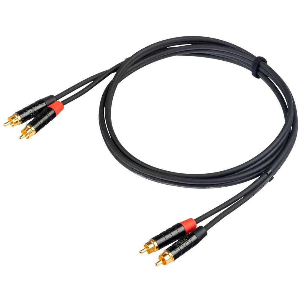 [4818] Proel CHLP250LU15 Cavo Stereo 2 x spina RCA a 2 x spina RCA 1.5 mt