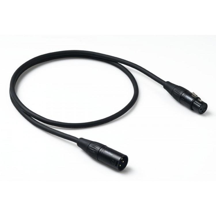 [7304] Proel CHL250LU6 Cavo Cannon XLR 3P M a Cannon XLR 3P F 6mt, Nero