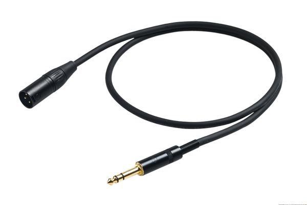 [4702] Proel CHL230LU2 Cavo Jack Stereo 6.3 a Cannon XLR Maschio 3P 2mt