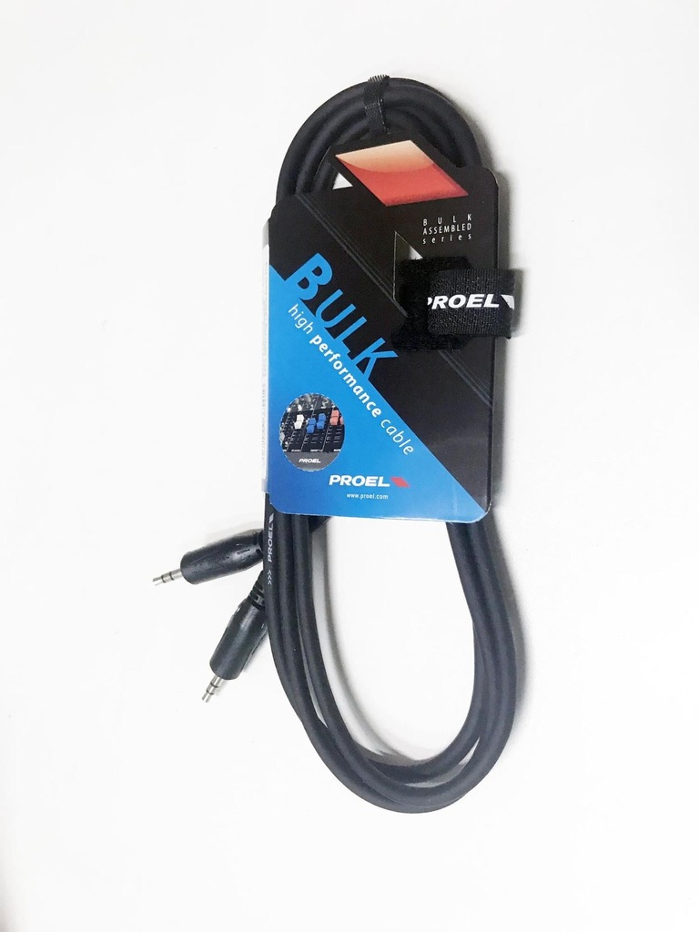Proel BULK510LU18 Cavo audio Jack Stereo 3.5mm a Jack Stereo 3.5mm, 1.8mt